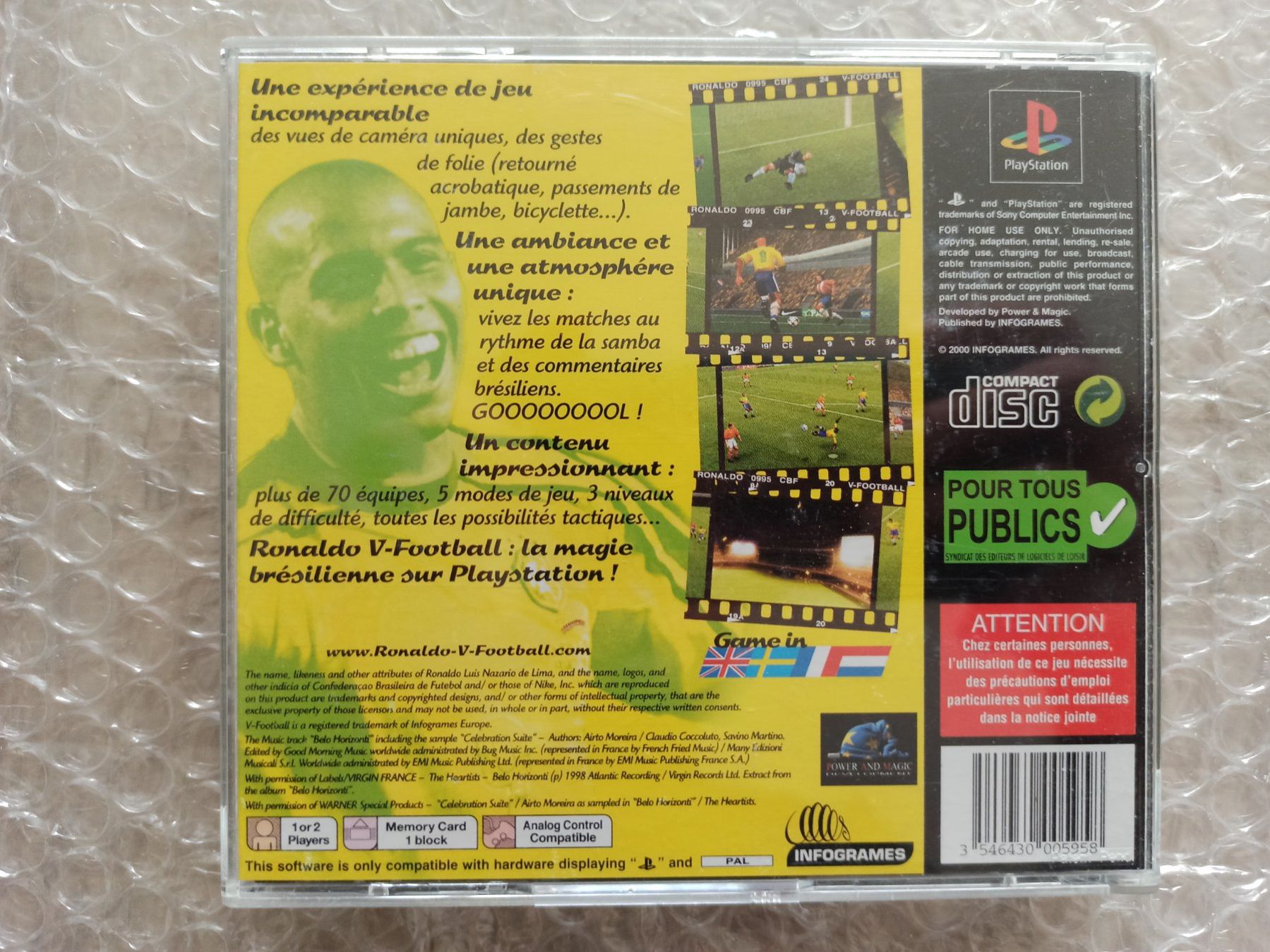 Giochi: Ronaldo V-Football PS1 – Usato da Oberweningen venduto da mar_87mx 1