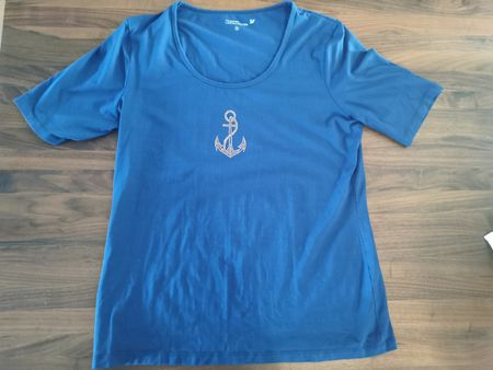 Swarovski Damen T-Shirt XL royalblau