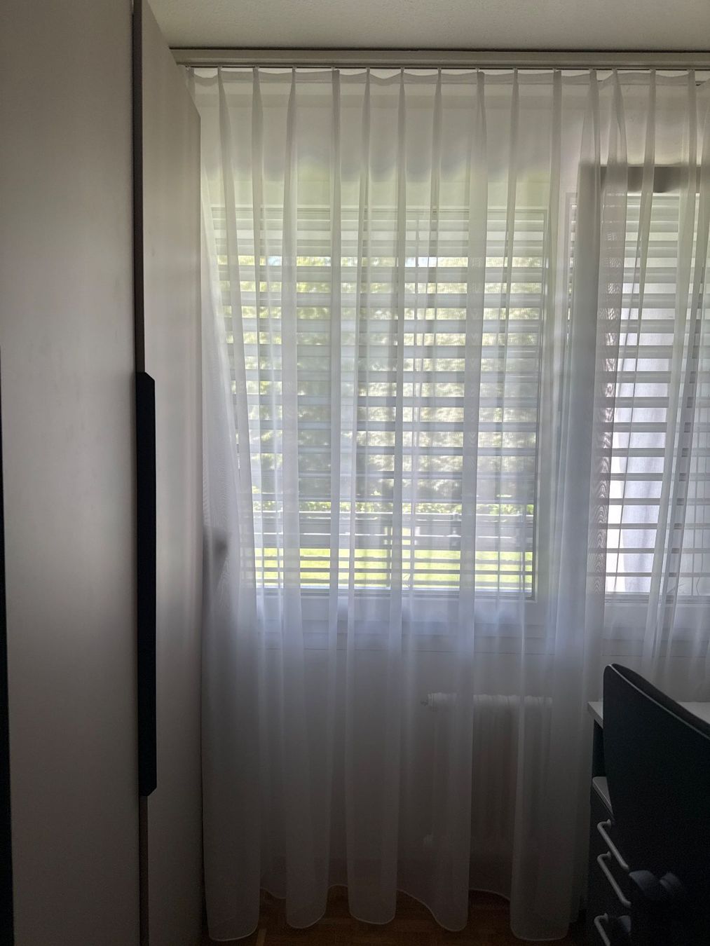 Vorhänge: Transparente Vorhänge Weiss- Neu – Neu (gemäss Beschreibung) aus Zug von Jm2005