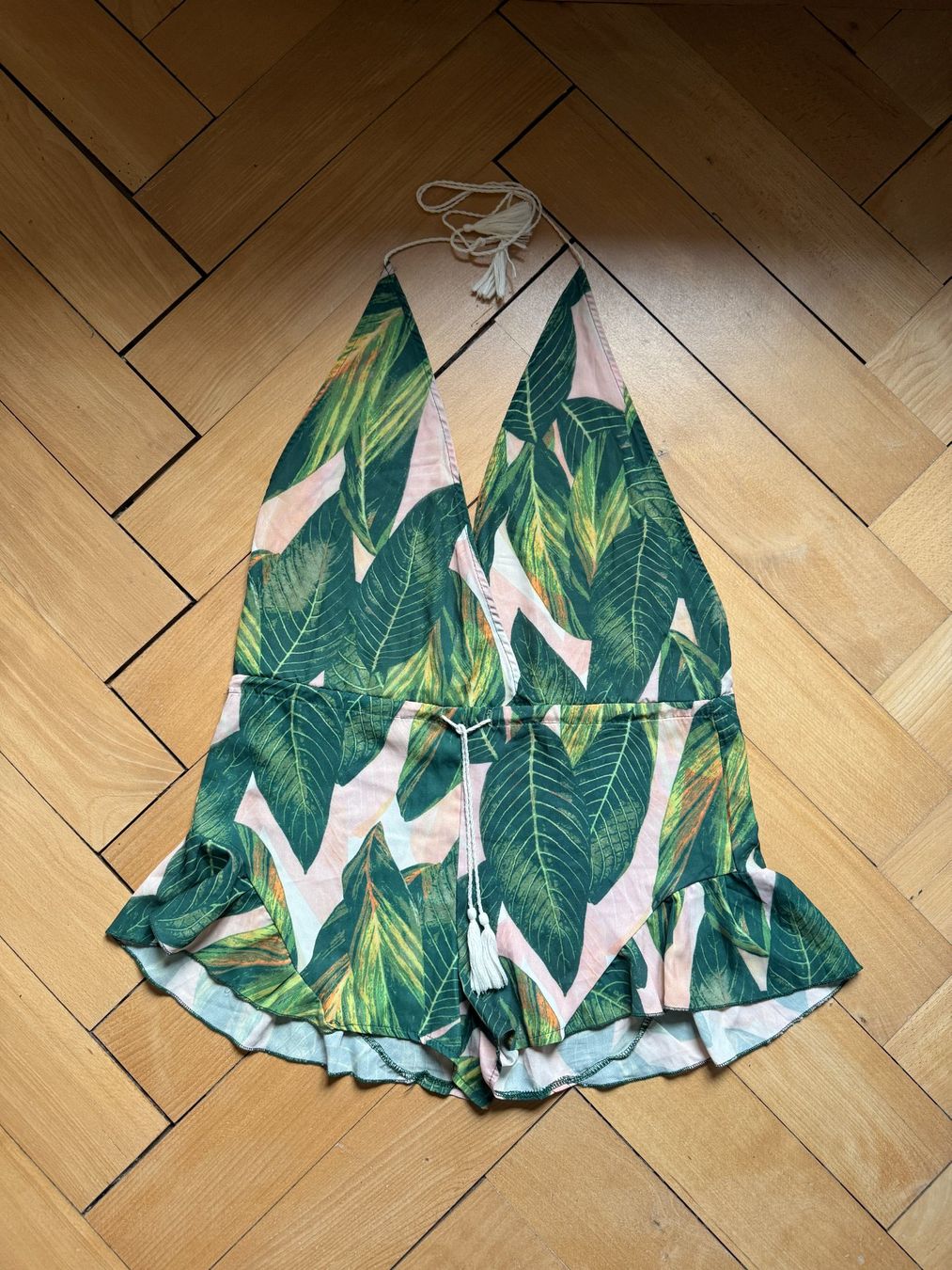 Tute: Jumpsuit grün gemustert S – Usato da Zürich venduto da Diazaio