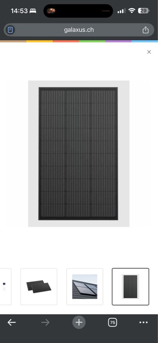 Ecoflow Dispositivi a energia solare: EcoFlow Solar Panel - 100w - neu - nie verwendet – Nuovo (secondo la descrizione) da Zürich venduto da PIratedan