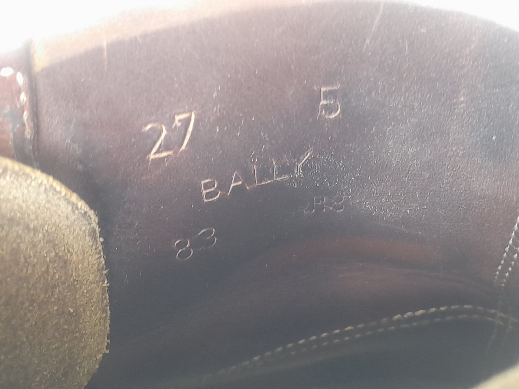 Bally Scarpe da uomo: Alte Militärschuhe/Wanderschuhe Bally 27 – Usato da Thun venduto da Treff.....e 2