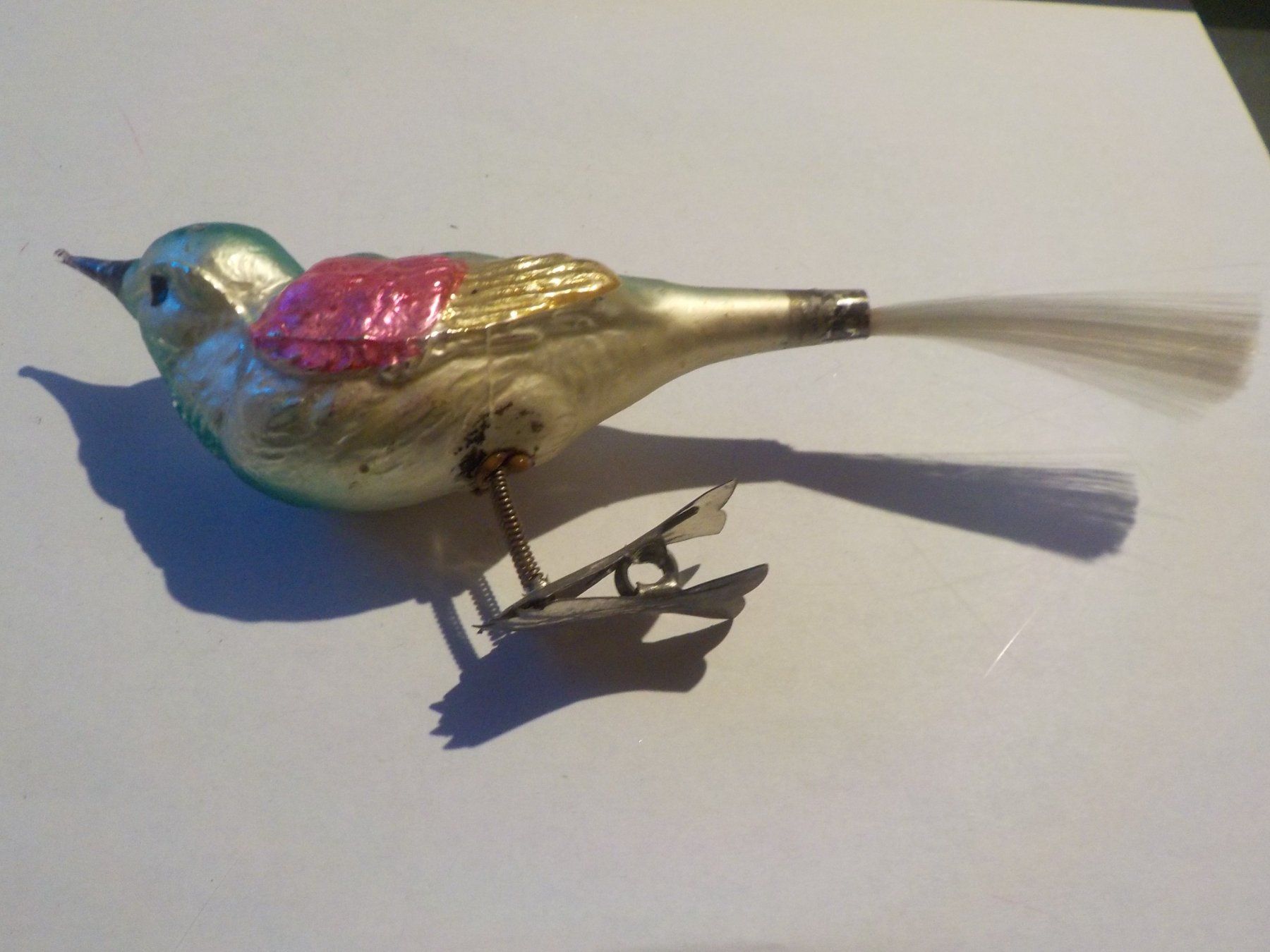 Statuette: antiker Weihnachtsbaumvogel (1) – Usato da Muri b. Bern venduto da Eventverkauf 1