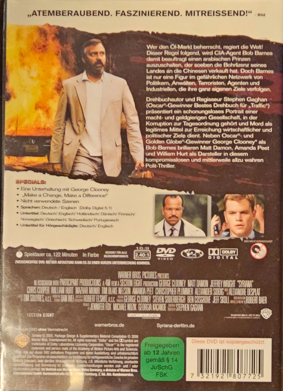 Tutti i DVDs: Syriana – Usato da Wahlen b. Laufen venduto da Cg10 1