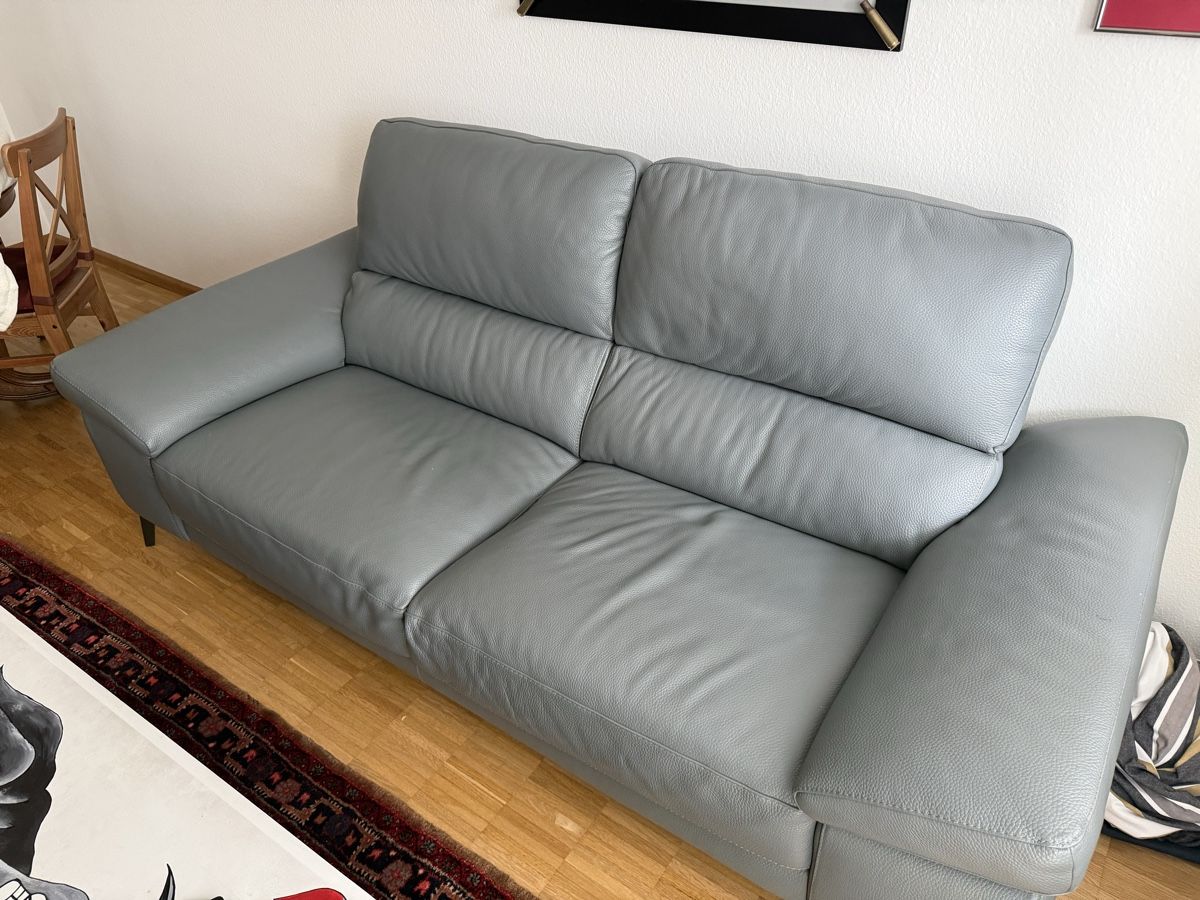 Divani: Poltronesofa Ledersofa, Grau, Top Zustand – Nuovo (secondo la descrizione) da Reinach BL venduto da Guitarjunkie666 2