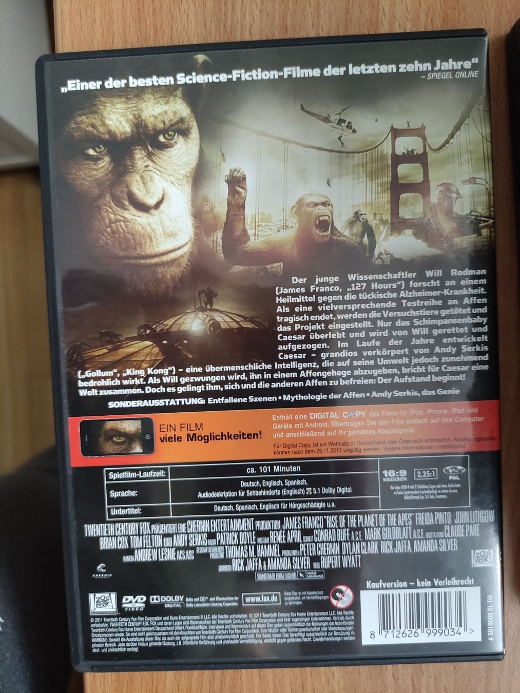 Tutti i DVDs: Planet der Affen – Usato da Siebnen venduto da Valora23 1