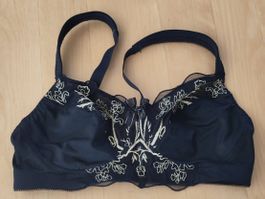 wunderschöner Damen BH schwarz gold Grösse 75C neuwertig