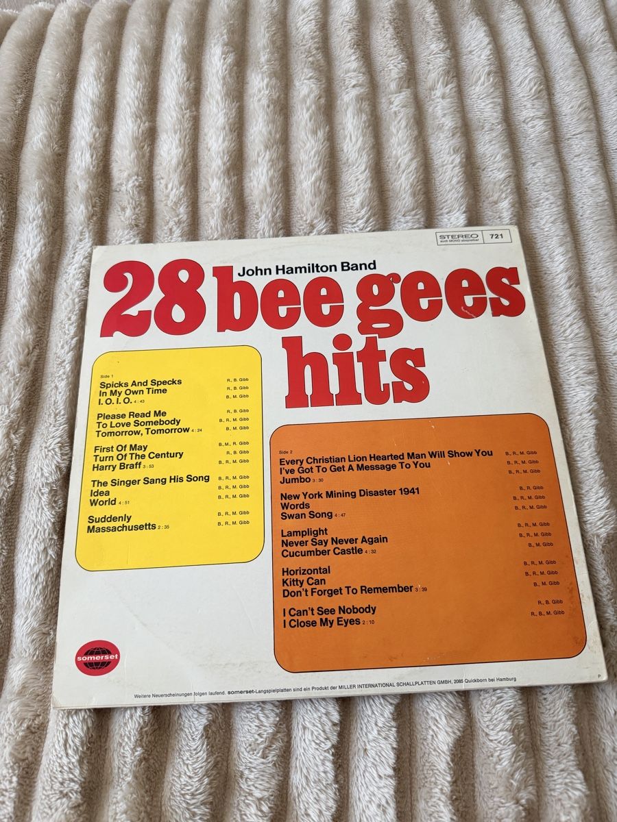 Dischi in vinile: 28 Bee Gees Hits vinyle – Usato da Bussigny venduto da Serena2009 1