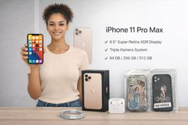 iPhone 11 Pro maxGold, 64GB - Inkl. Zubehör