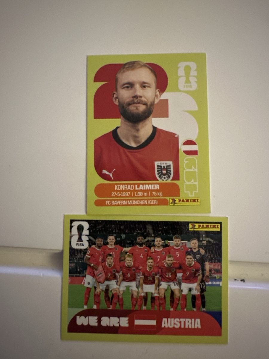 Panini Carte collezionabili: FIFA World Cup 2026 Sticker Set Austria Panini – Usato da Basel venduto da Sergen96