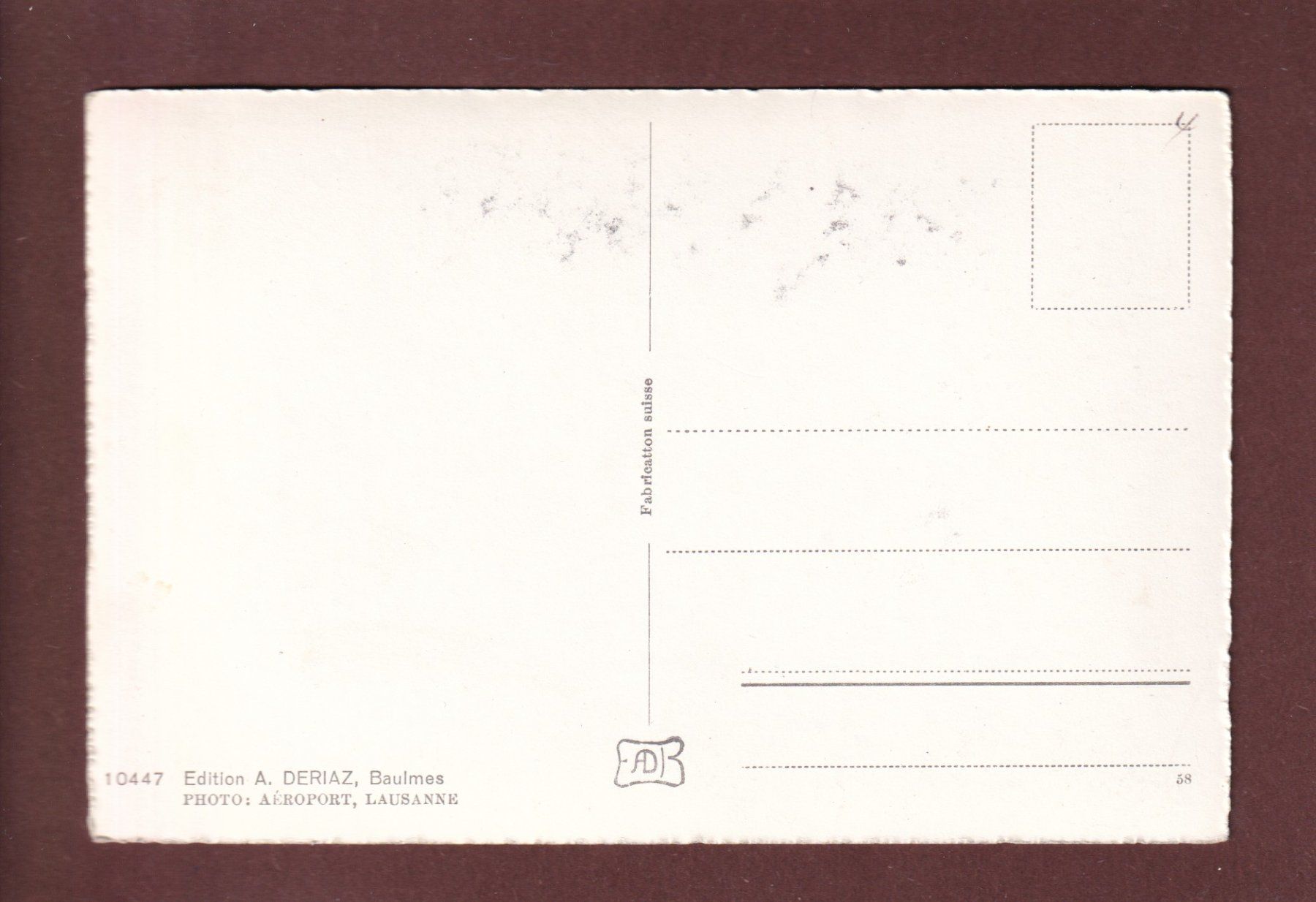 Cartoline postali: LEYSIN - Vue aérienne – Usato da Pully venduto da nicecards 1