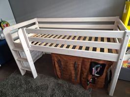 Flexa Kinder Hochbett weiss gebraucht