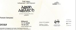 Amon Amarth Ticket Parkett Stehplatz 11.11.2026