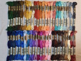 DMC Stickgarn Mouliné –  50er Pack – Sticktwist (Los A7)