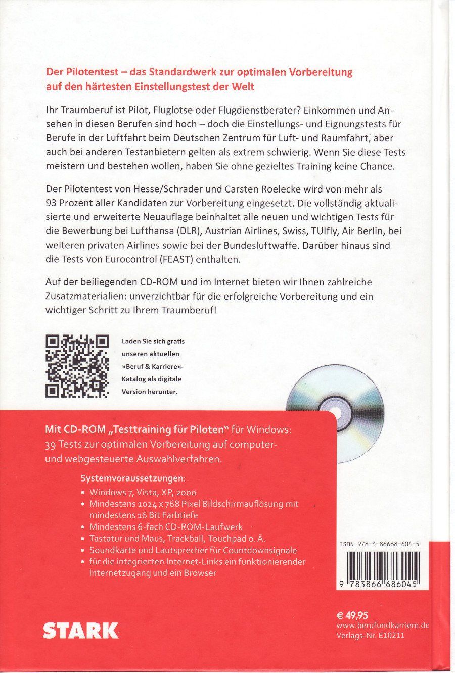 Livres: J. Hesse et al., Der Pilotentest, Stark Verlag, 2012 – Neuf (Voir description) à Sonvico par ecomacro 1