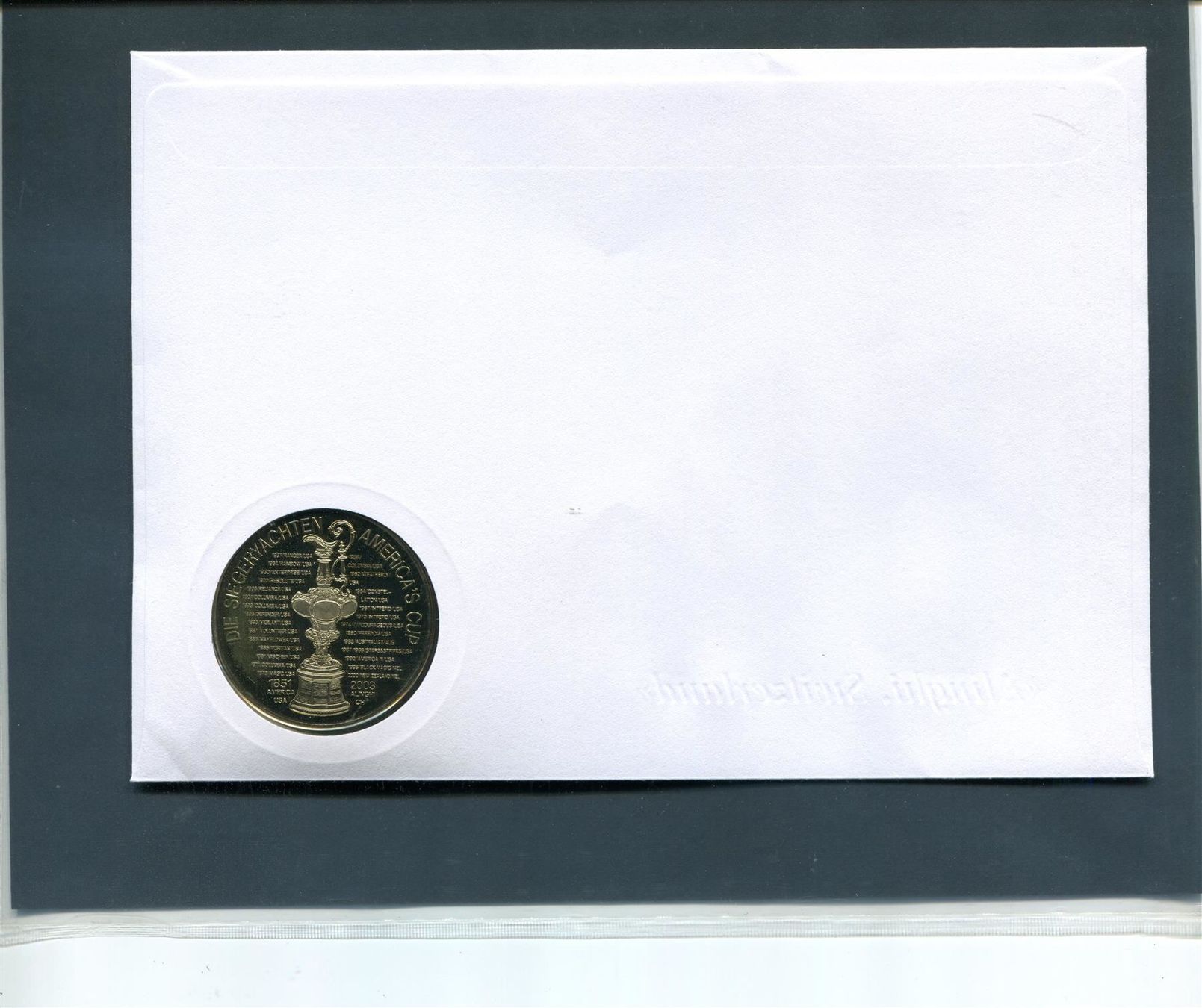 Alle Münzen: 2003 Numisbrief Alinghi gewinnt Am.Cup – Gebraucht aus Winterthur von Kyoung 1