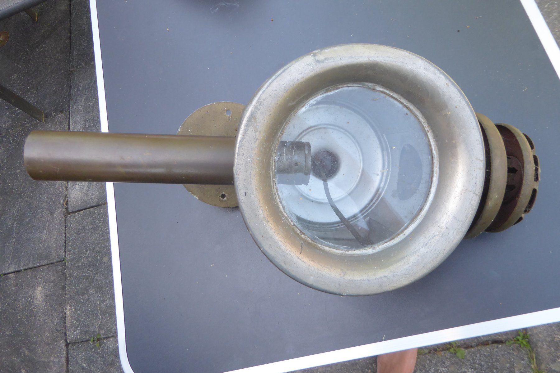 Lampade: Antike Wandlampe 40cm hoch elektrisch – Usato da Sargans venduto da Benziner 3