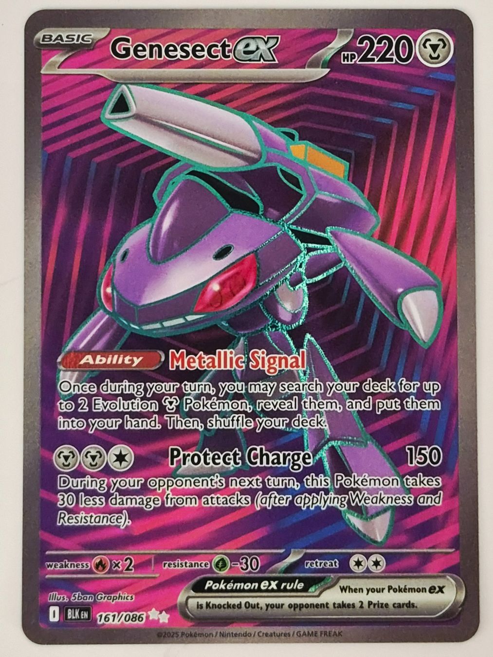 Pokémon Carte collezionabili: Genesect EX / Black Bolt / BLK 161 – Nuovo (secondo la descrizione) da Arni AG venduto da PokemonCardsStore