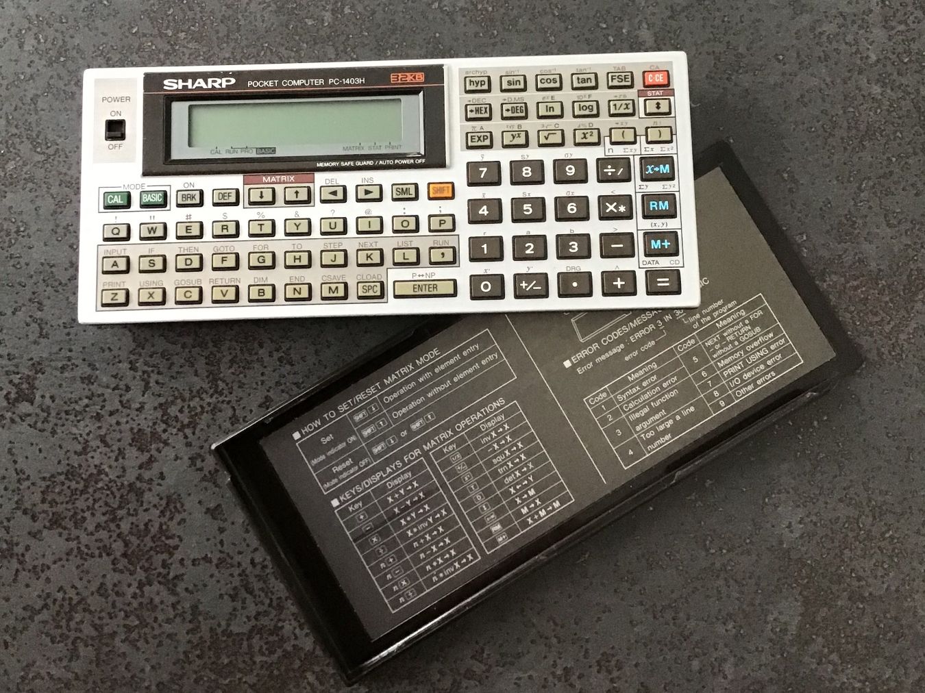 Sharp Taschenrechner: Sharp Pocket Computer PC-1403H – Gebraucht aus Horw von