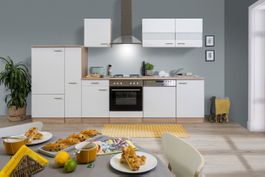628 Küchenzeile Küchenblock 310cm E/W - Küche Einbauküche