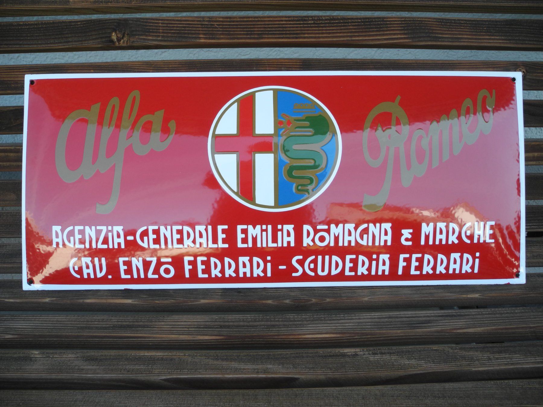 Ecriteaux: ALFA ROMEO EMAILSCHILD – Neuf (Voir description) à Reinach AG par Huckleberrysix 2
