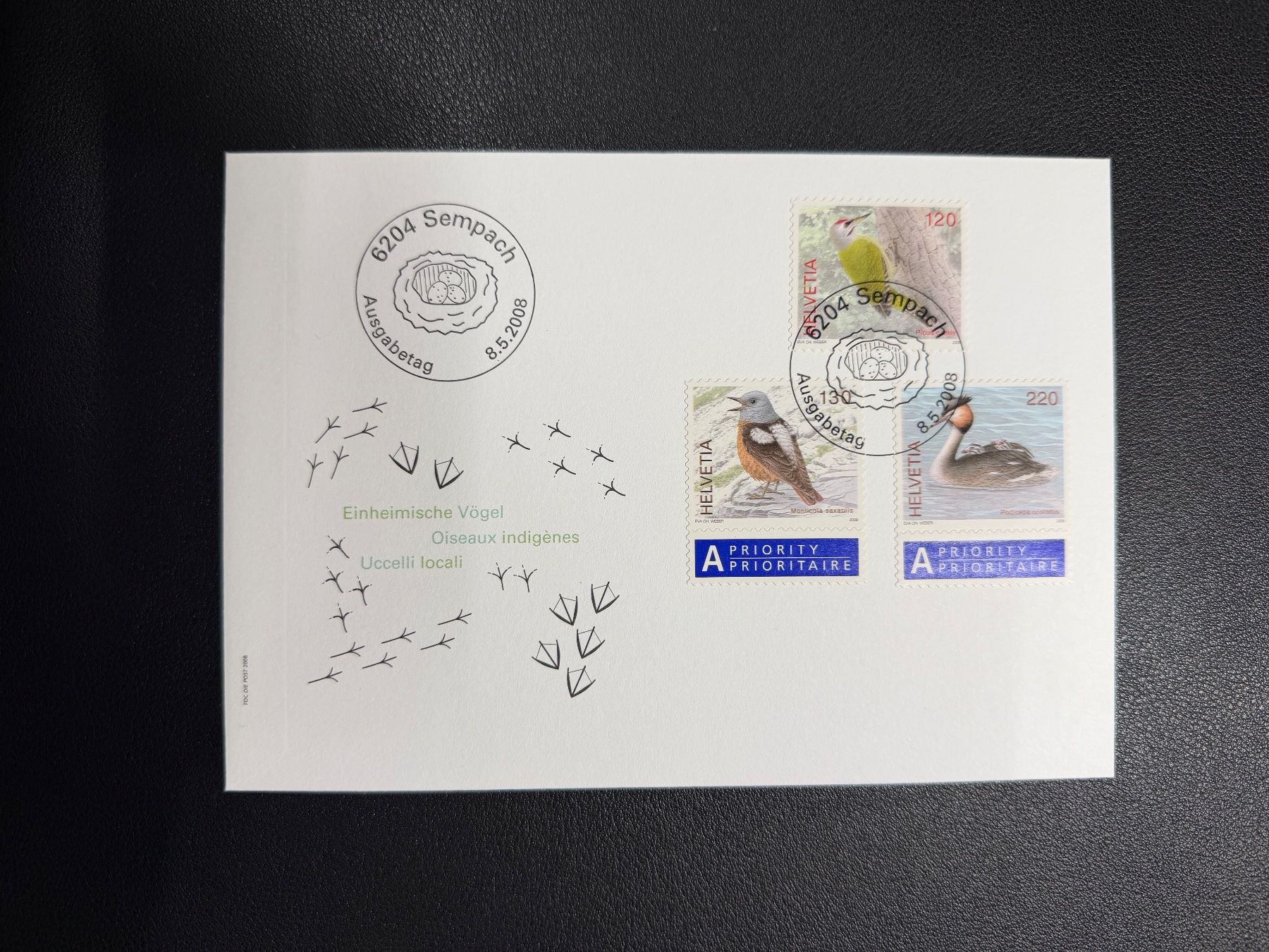 Tutti i francobolli: Schweiz FDC 8.5.2008 – Usato da oberrüti venduto da jeanmei