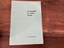 Comptabilité en partie simple - Manuel scolaire vintage!