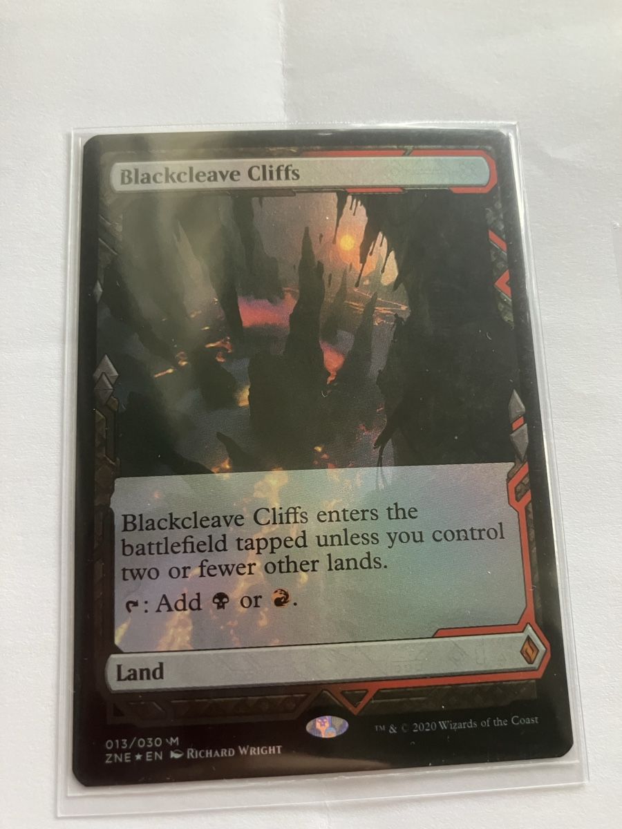 Cartoline: Blackcleave Cliffs Foil – Usato da luzern venduto da rammdave