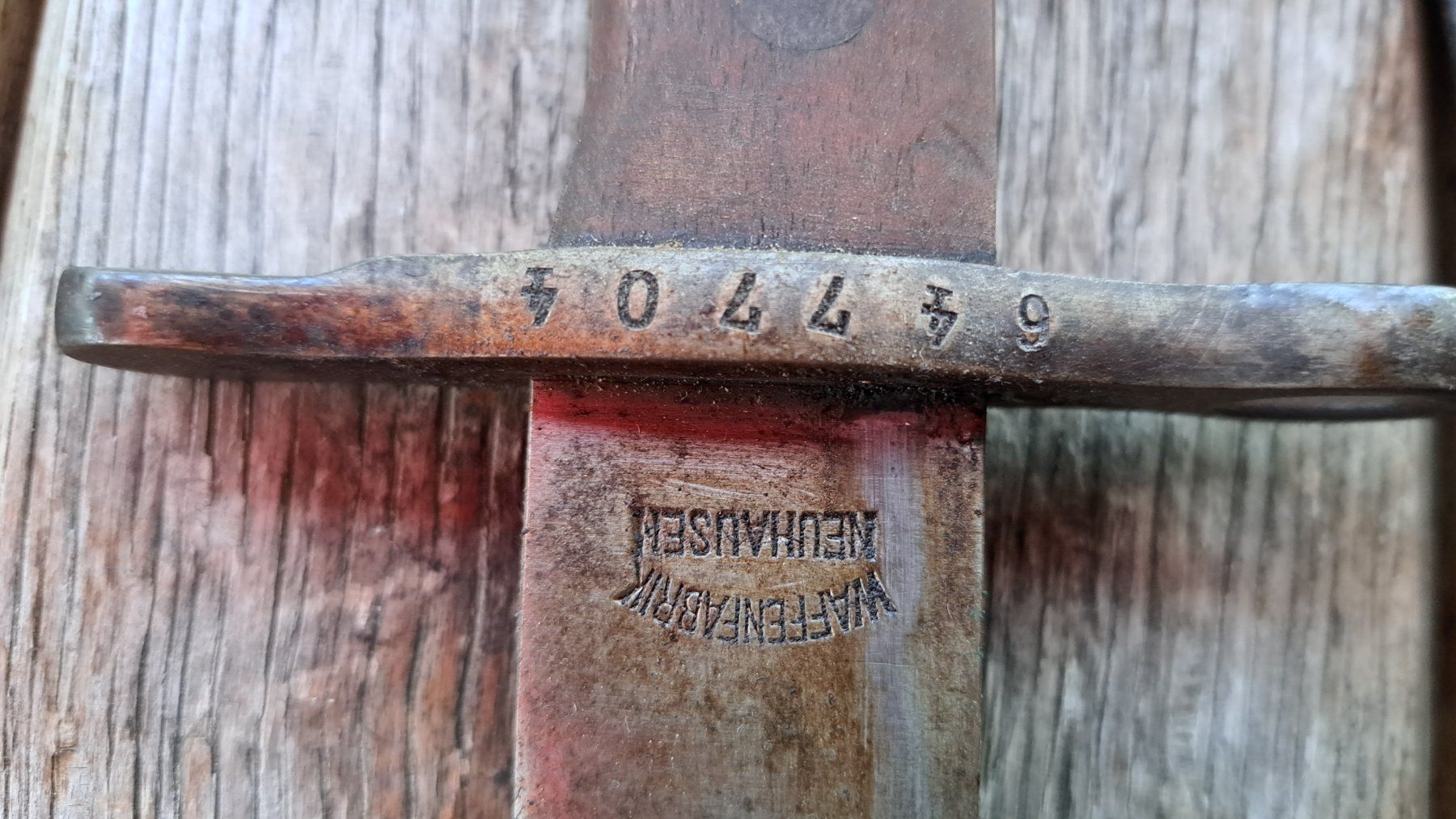 Schweizer Armee Armi bianche: Altes Bajonett, Schweiz – Usato da Langenthal venduto da T.L. 3