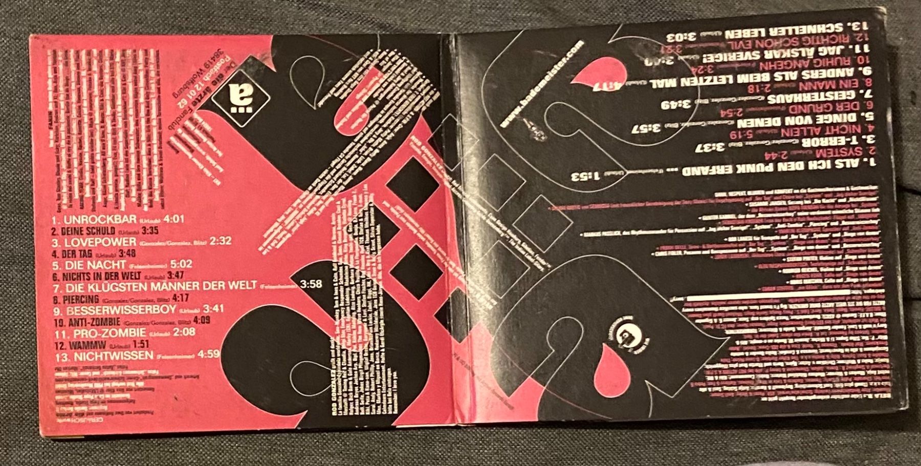 CD: Die Ärzte - Die Geräusch CD – Usato da Luzern venduto da lyc_fmg7 2