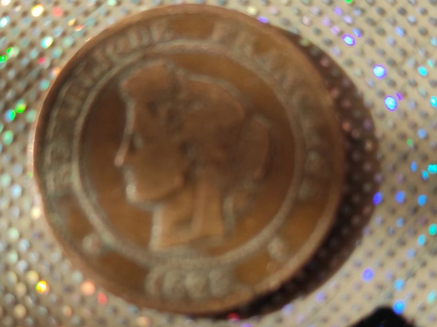Alle Münzen: 5 Centimes françaises type Cérès 1898 – Gebraucht aus Couvet von lulul
