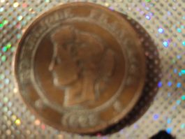 5 Centimes françaises type Cérès 1898
