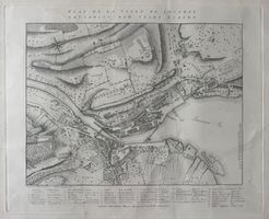 Historischer Stadtplan Luzern 1848