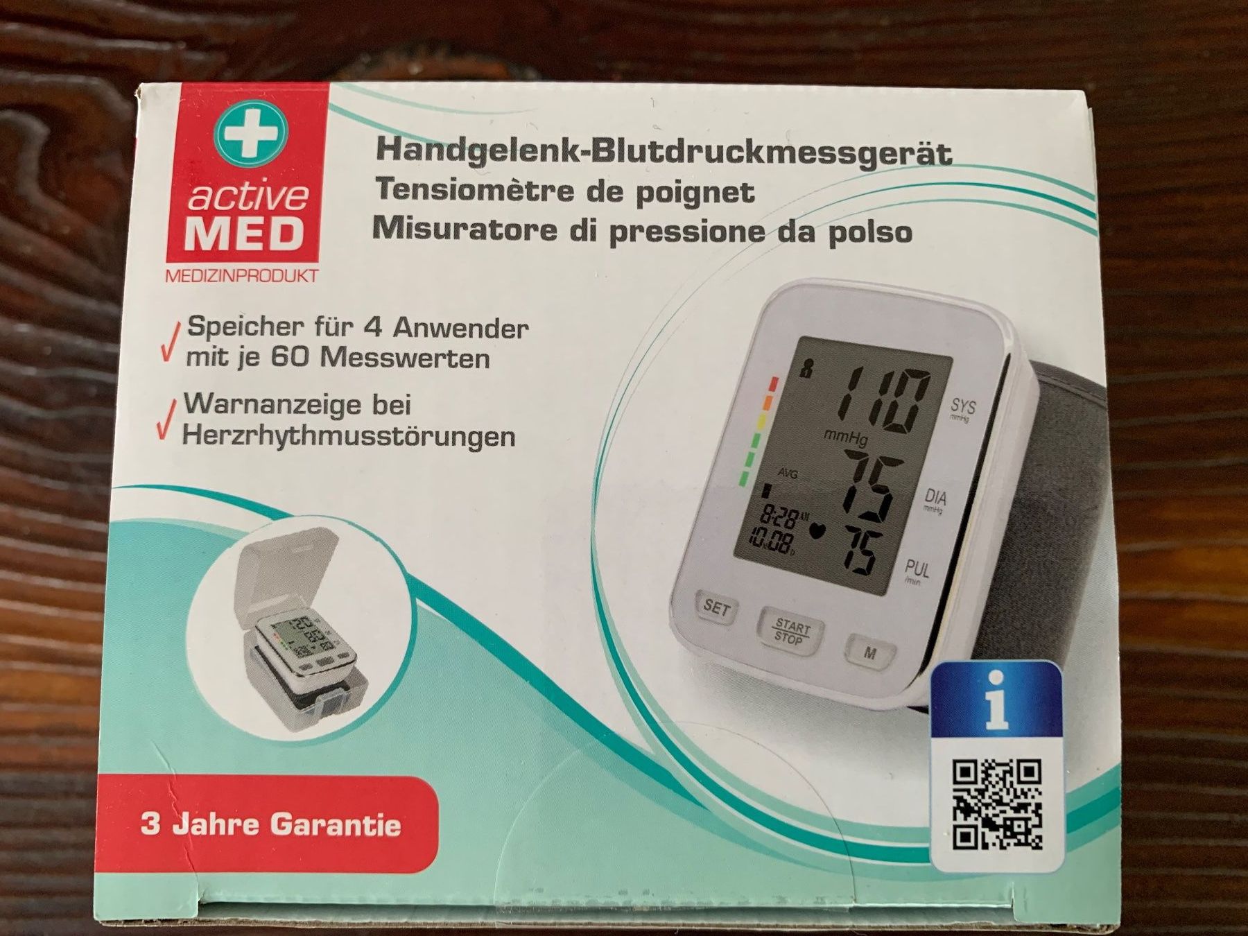 Misurare: Handgelenk-Blutdruckmessgerät – Nuovo (secondo la descrizione) da Neuenkirch venduto da burepe 1