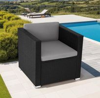 Rattansessel Lignano UV-beständig 70 x 69 x 65cm