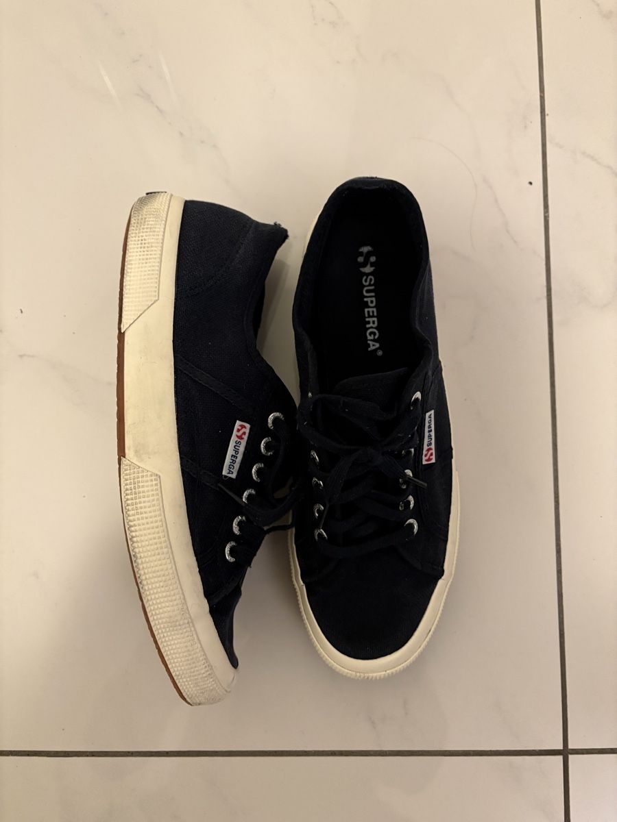 Superga Herrenschuhe: Superga Schuhe, Dunkelblau, Grösse 43 – Gebraucht aus bettlach von Falonef 1