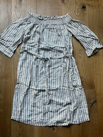 Only Sommerkleid, gestreift, schulterfrei, Gr. 36