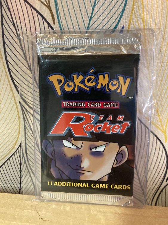 Pokemon Team Rocket Giovanni Art Booster Pack Sealed 1999 Kaufen Auf Ricardo 