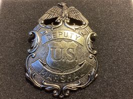 Abzeichen/Badge/Polizeimarke "DEPUTY US MARSHALL“ Vintage