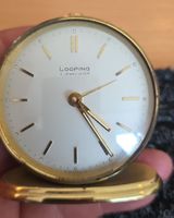 Looping Wecker 11 Jewel Lever goldfarben gebraucht