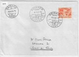 Reinach Aargau - Werbestempel 8.IV.1960