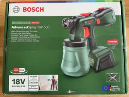 BOSCH AdvancedSpray 18V-500 Sprühsystem mit Akku 4.0 Ah