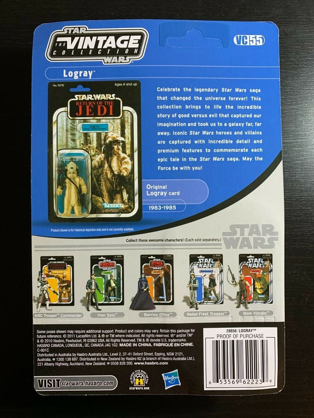 Hasbro Spielzeuge: Star Wars Vintage collection VC55 - Logray UNPUNCHED – Neu und originalverpackt aus Gimel von marchaux2006 1