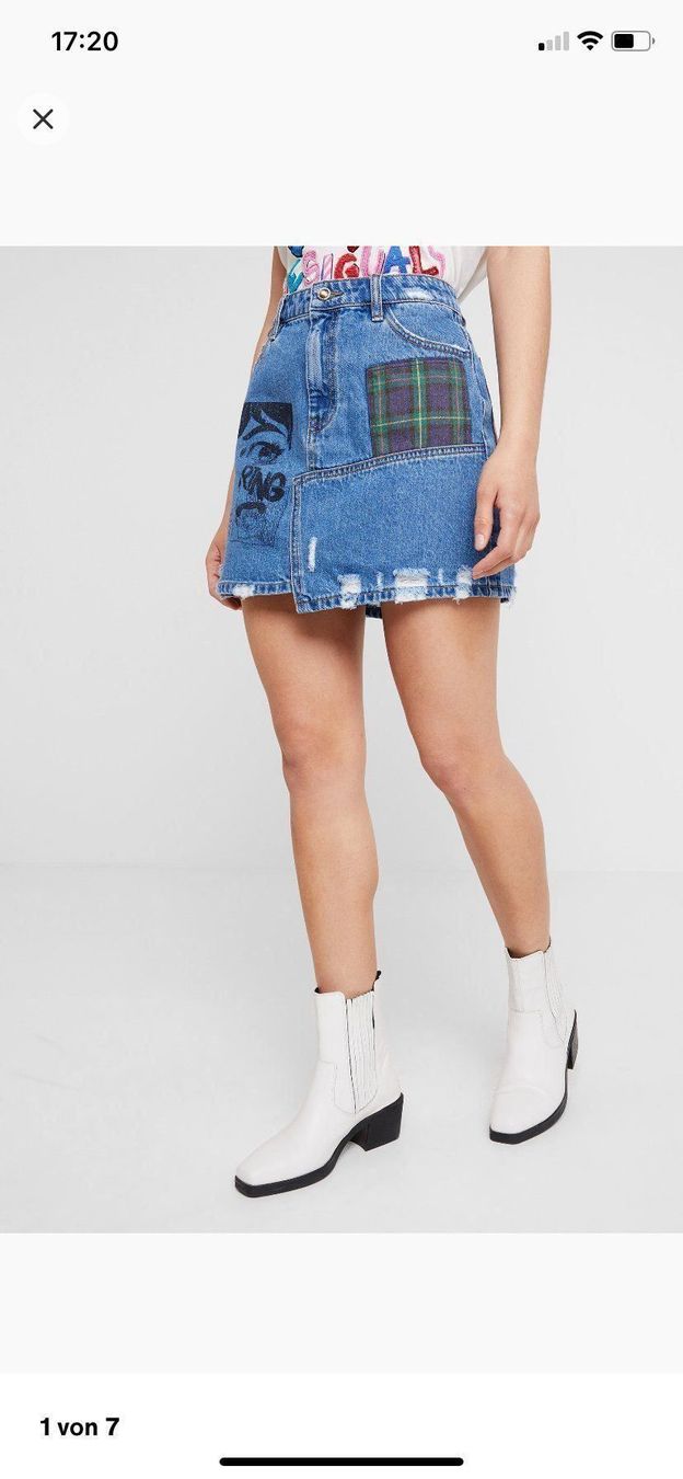 Desigual Gonne: Desigual Jean Rock Damen Grosse 28 – Usato da Duebendorf venduto da Alexandertreyer 5
