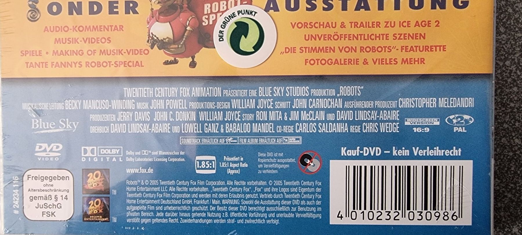 Tutti i DVDs: DVD Robots / Neu original verpackt – Nuovo e nell'imballaggio originale da Oetwil am See venduto da fineli2 1