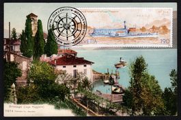 Maximumkarte Schifffahrt Lago Maggiore