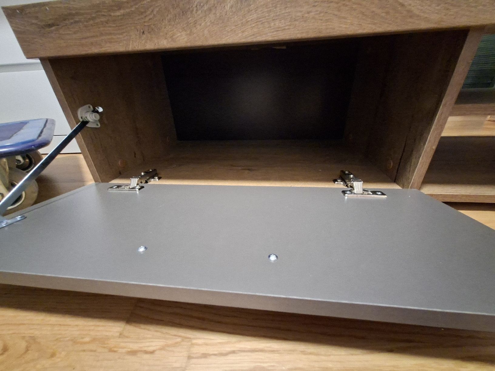Mobili TV: TV-Möbel Holz, Braun & Grau – Usato da Boswil venduto da L_446 1