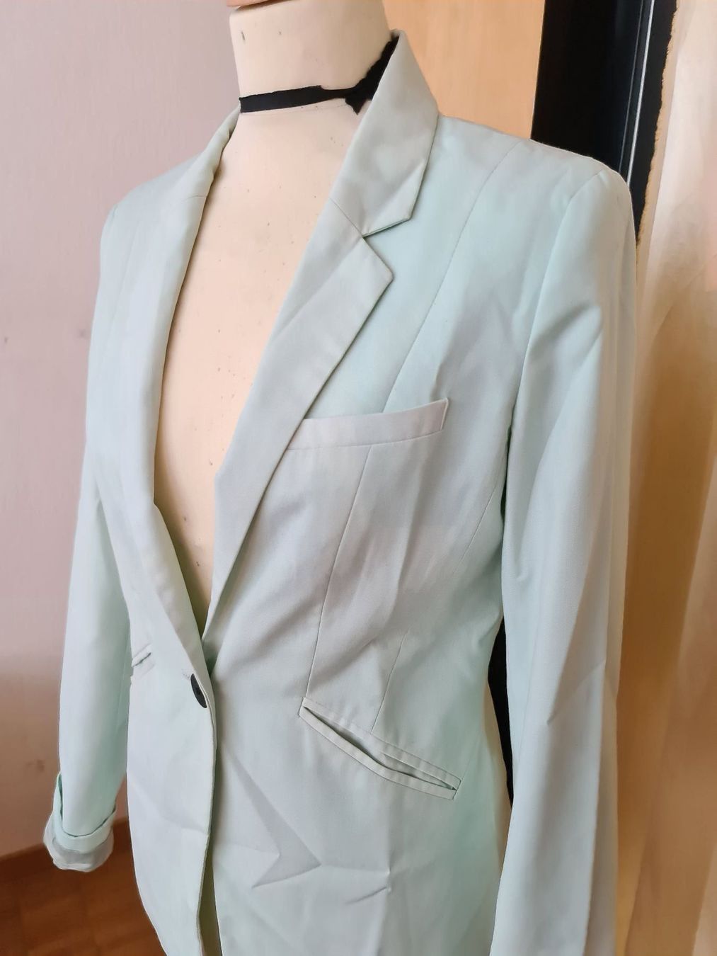 Bershka Giacche: Blazer turquoise clair taille S – Usato da Genève venduto da Saleena 5