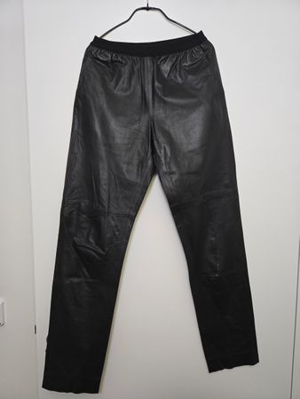 Maison Martin Margiela Leather Pants Black Size 40