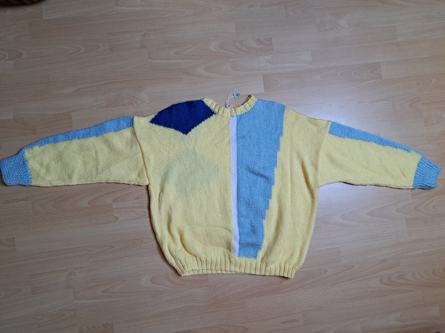 Maglioni & Felpe: Baumwoll-Pullover, Handgestrickt, Einzelexemplar – Nuovo (secondo la descrizione) da Hettiswil venduto da san_kf5h 1